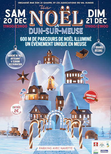 Dun-sur-Meuse 600 m d'illuminations les 20 et 21 décembre